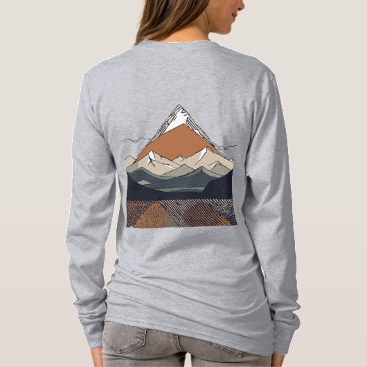 "Majestic Mountains" T-Shirt (Rückseite)
