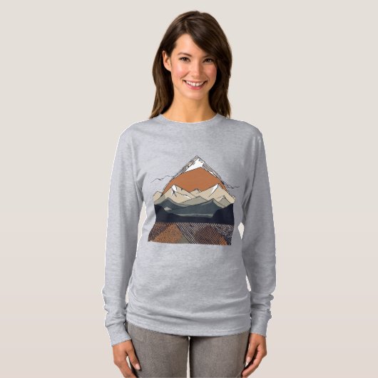 "Majestic Mountains" T-Shirt (Vorne ganz)