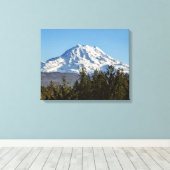 Majestic Mt Rainier Leinwanddruck (Insitu (Holzboden))