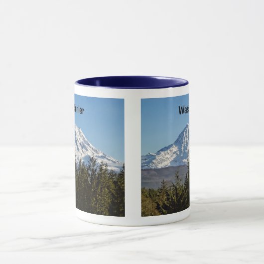 Majestic Mt Rainier von Washington, Tasse (Zentrum)