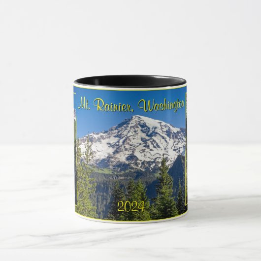 Majestic Mt Rainier, Washington Staat, Souvenir Tasse (Zentrum)
