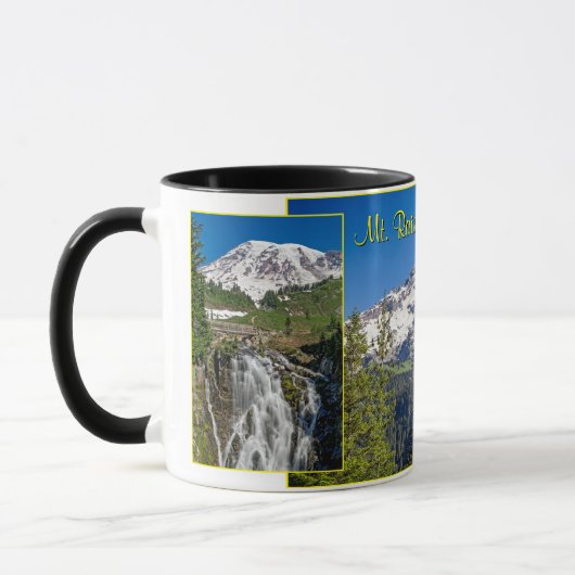 Majestic Mt Rainier, Washington Staat, Souvenir Tasse (Links)