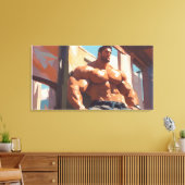 Majestic Muscle Leinwanddruck (Insitu (Wohnzimmer))