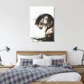 Majestic Mustang Horse von BiHrLe Leinwand (Insitu (Schlafzimmer))