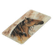 Majestic Mustang Horse von BiHrLe Magnet (Linke Seite)