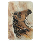 Majestic Mustang Horse von BiHrLe Magnet (Vertikal)