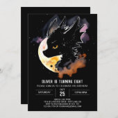 Majestic Mythasy Dragon Birthday Einladung (Vorne/Hinten)