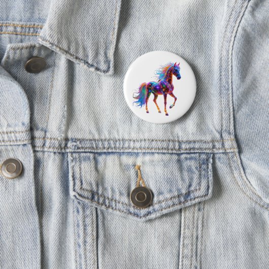 Majestic Neon Horse Button (Beispiel)