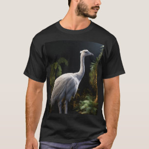 Majestic New Zealand White Moa - 3D Realistic T-Sh T-Shirt