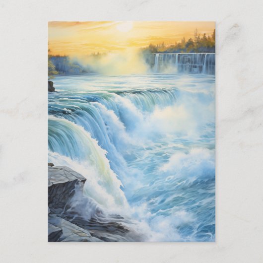 Majestic Niagara Falls #14 Postkarte (Vorderseite)