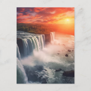 Majestic Niagara Falls #26 Postkarte