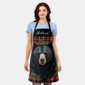 Majestic Northern Black Bar All-over Print-Schürze Schürze (Getragen)