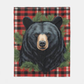Majestic Northern Black Bar Fleece Blanket (Vorderseite)