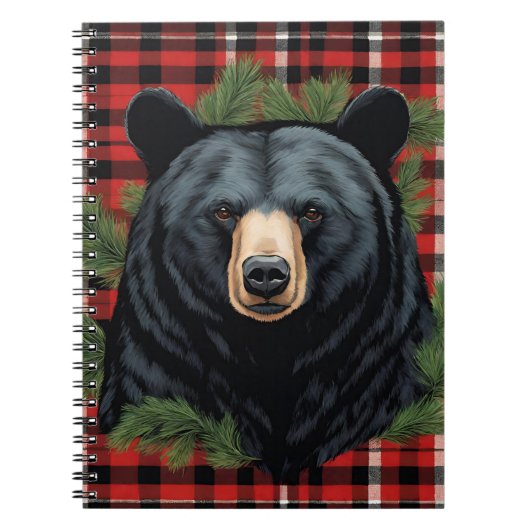 Majestic Northern Black Bar Spiral Foto Notebook Notizblock (Vorderseite)