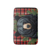 Majestic Northern Black Bath Mat Badematte (Vorderseite Vertikal)
