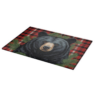 Majestic Northern Black Bear Cutting Board Schneidebrett