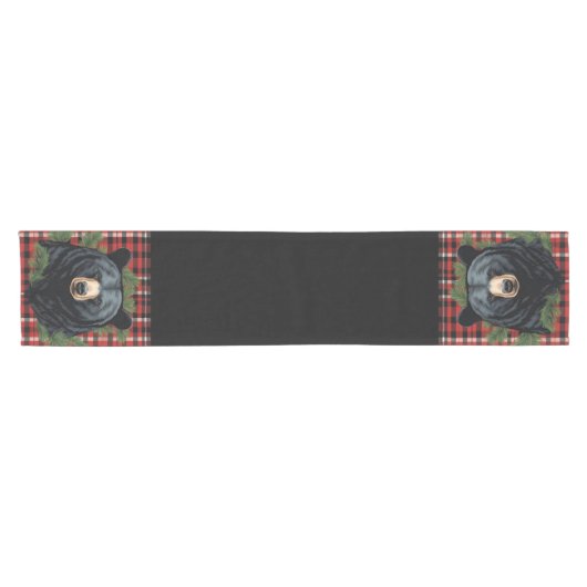 Majestic Northern Black Bear Table Runner Kurzer Tischläufer (Horizontal)