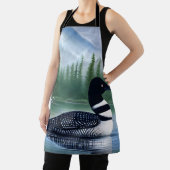 Majestic Northern Wilderness Loon Schürze (InSitu)