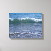 Majestic Ocean Wave Crash - Küstenwall Art Print Leinwanddruck (Vorderseite)