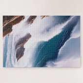 Majestic Ocean Waves Malerei Puzzle (Horizontal)