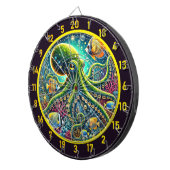 Majestic Octopus Reef Dartscheibe (Vorderseite rechts)