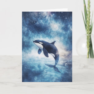 Majestic Orca steigt unter den Sternen auf Karte