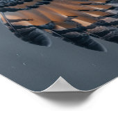 Majestic Owl Fliegen im Himmel Poster (Ecke)