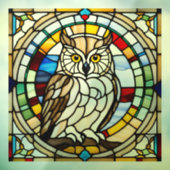 Majestic Owl Imitats gestanztes Glas Fensteraufkleber (Blatt 3)