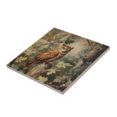 Majestic Owl in einem Wald Fliese (Seite)