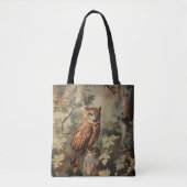 Majestic Owl in einem Wald Tasche (Vorderseite)