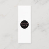 Majestic Owl Lesezeichen/Mini-Visitenkarte Mini Visitenkarte (Rückseite)