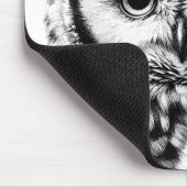 Majestic Owl Mousepad für Desktop-Laptop (Ecke)