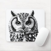 Majestic Owl Mousepad für Desktop-Laptop (Mit Mouse)