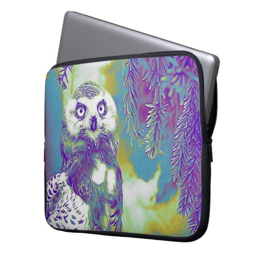 Majestic Owl on Snowy Branch Case (Vorderseite Links)