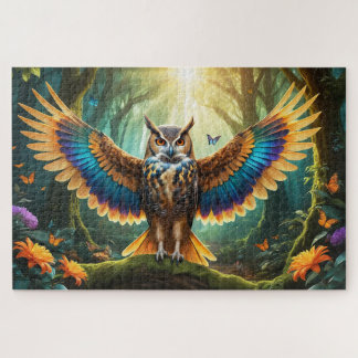 Majestic Owl Phoenix Hybrid Puzzle