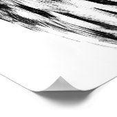 Majestic Owl Portrait Poster Custom Size (Ecke)