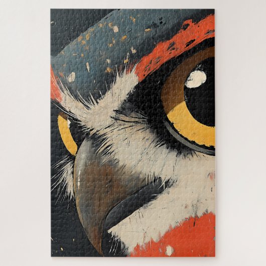Majestic Owl Portrait Puzzle (Vertikal)
