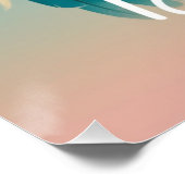 "Majestic Owl with Motivierend Message" Poster (Ecke)