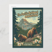 Majestic Pacific Nordwest Postkarte (Vorne/Hinten)