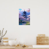 Majestic Pagoda Poster (Küche)