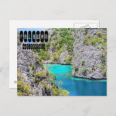 Majestic Palawan Paradies auf den Philippinen Postkarte (Vorne/Hinten)