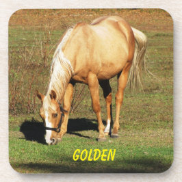 Majestic Palomino Horse - Fine Art Fotografy Getränkeuntersetzer