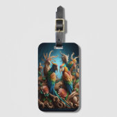 Majestic Parrots Gepäckanhänger (Vorderseite Vertikal)