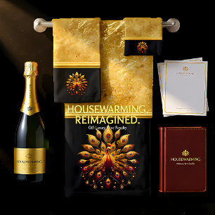 Majestic Peacock, der sein Plumps zeigt Badhandtuch Set