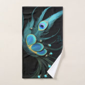 Majestic Peacock Feather|Bath Towel Set (Handtuch)