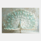 Majestic Peacock Set Decoupage Geschenkpapier Set (Vorderseite 2)