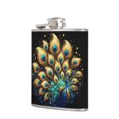 Majestic Peacocks Tanz Flachmann (Links)