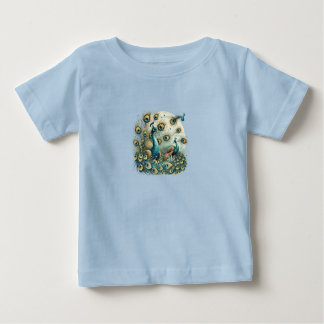 Majestic Peacocks - Vibranly Feather Display T-Shi Baby T-shirt