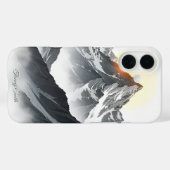 Majestic Peak Sunrise Case-Mate iPhone Hülle (Rückseite (Horizontal))