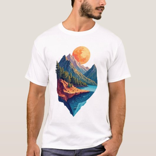 Majestic Peaks T-Shirt (Vorderseite)